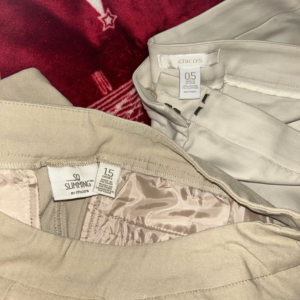 Chico's Light Beige Trousers